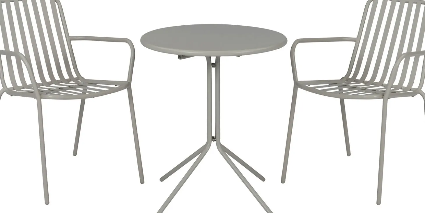 Intratuin 2-zits klaptafel Melle taupe D 60 H 70 cm