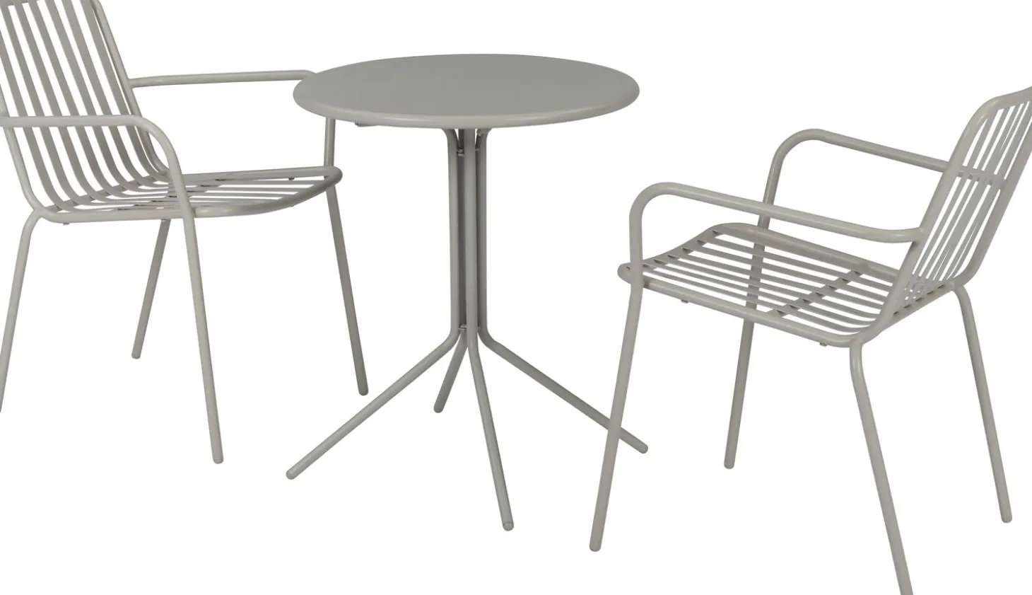 Intratuin 2-zits klaptafel Melle taupe D 60 H 70 cm