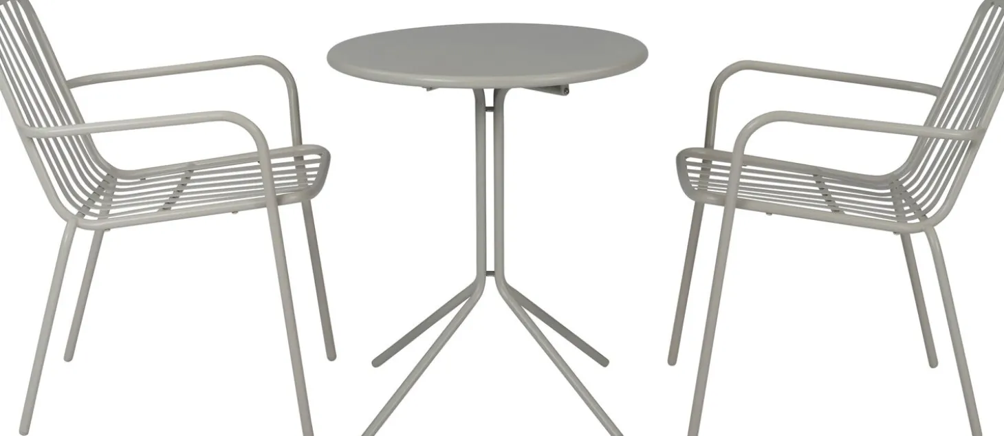 Intratuin 2-zits klaptafel Melle taupe D 60 H 70 cm
