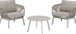 Intratuin 2-zits lage loungeset Lola beige met Latte taupe