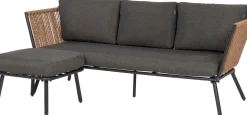 Intratuin 3-zits loungebank chaise longue Iris naturel