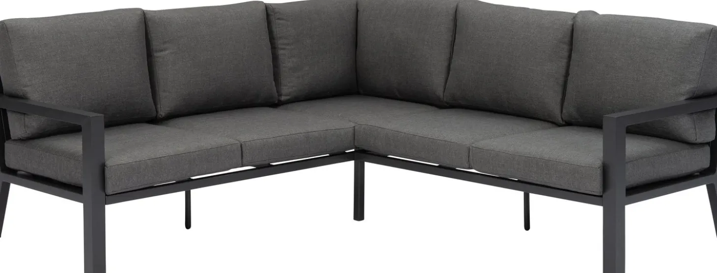 Intratuin 4-zits loungebank Cindy antraciet