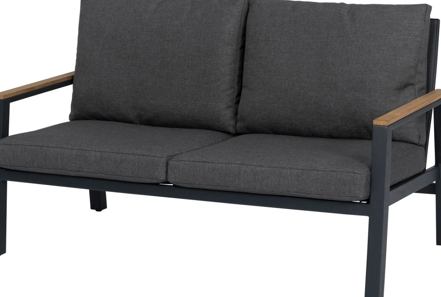 Intratuin 2-zits loungebank Hidde antraciet