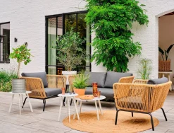 Intratuin 2-zits loungebank Iris naturel