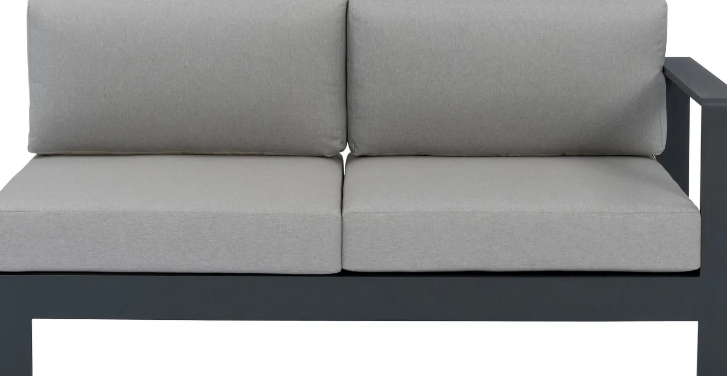 Intratuin 2-zits loungebank links Nova antraciet