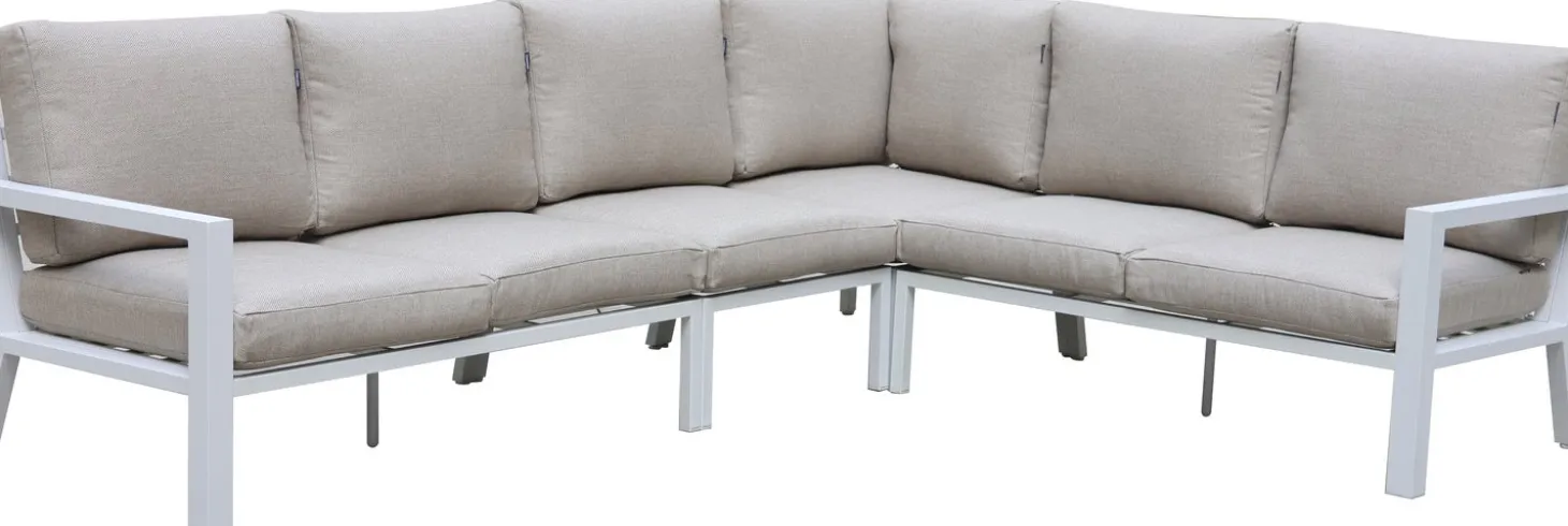 Intratuin 2-zits loungebank links Milo wit