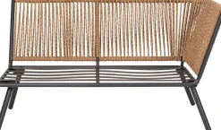 Intratuin 2-zits loungebank links Iris naturel