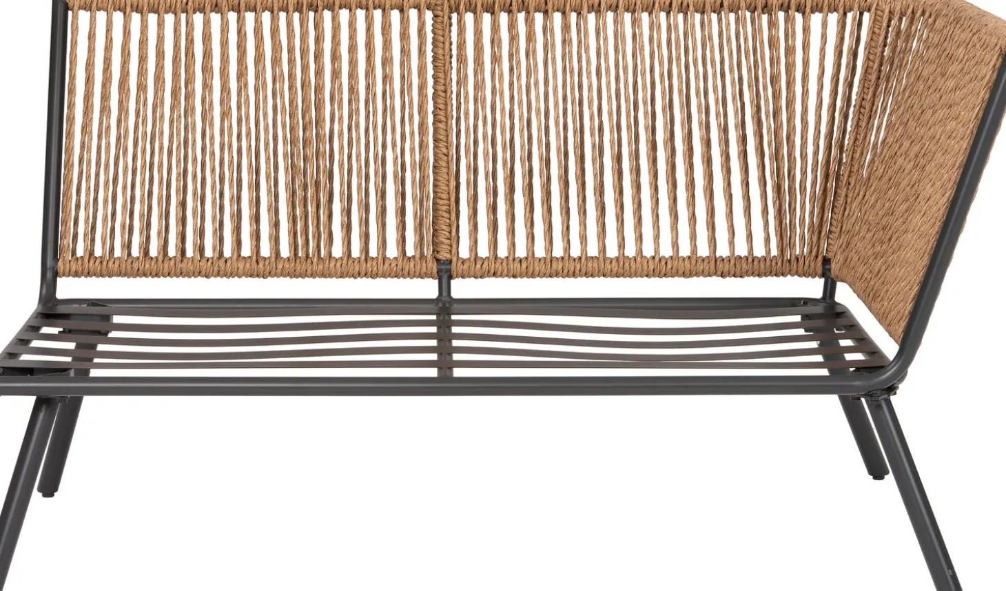 Intratuin 2-zits loungebank links Iris naturel