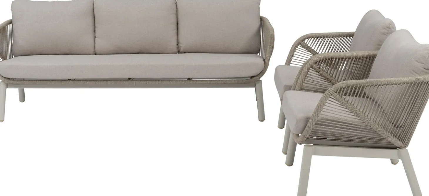 Intratuin 3-zits loungebank Lola beige