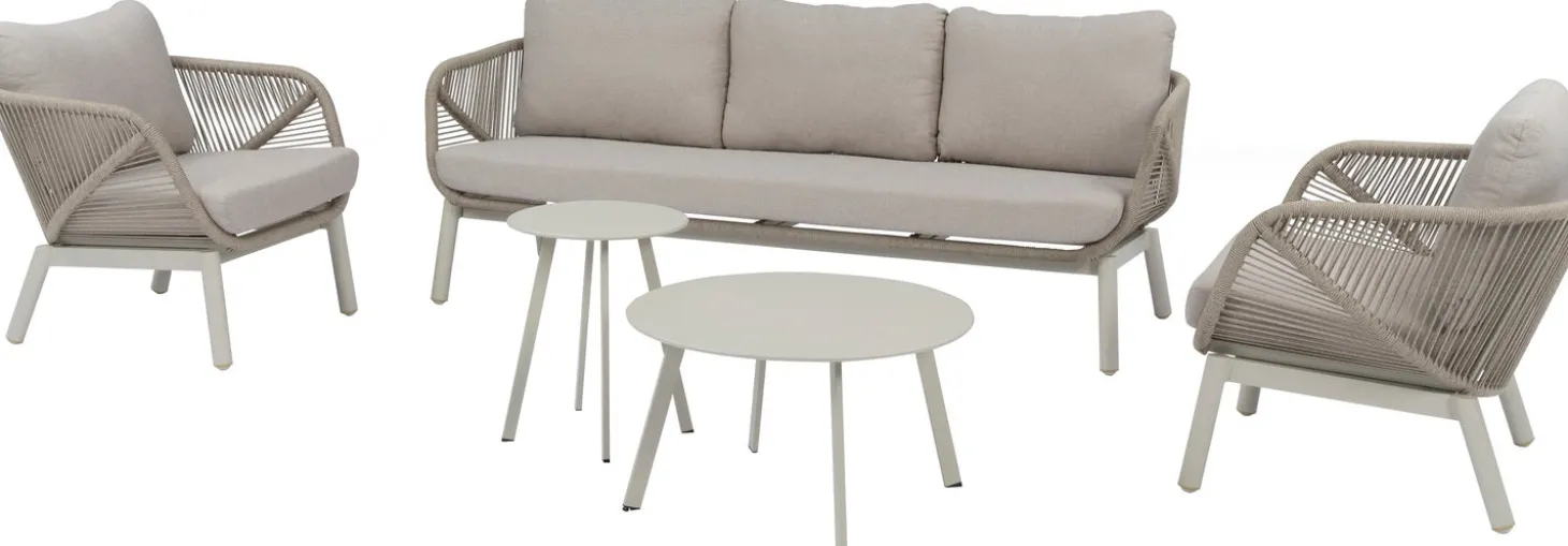 Intratuin 3-zits loungebank Lola beige