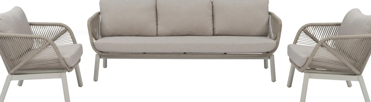 Intratuin 3-zits loungebank Lola beige