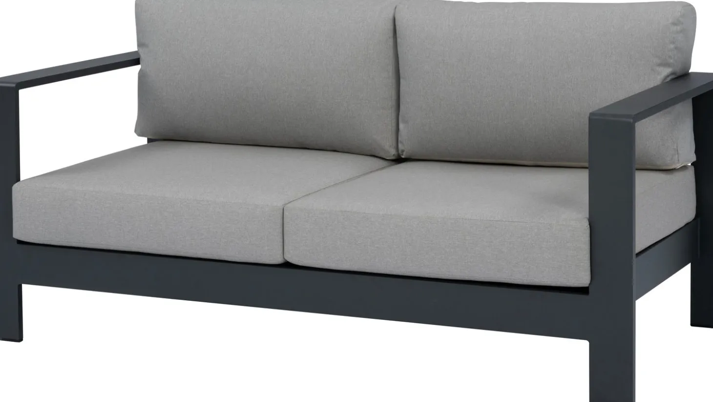Intratuin 2-zits loungebank Nova antraciet