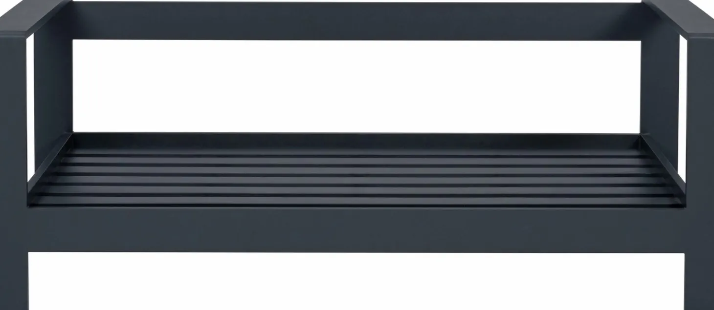 Intratuin 2-zits loungebank Nova antraciet
