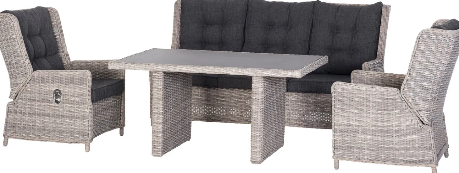 Intratuin 3-zits loungebank Sanur beige