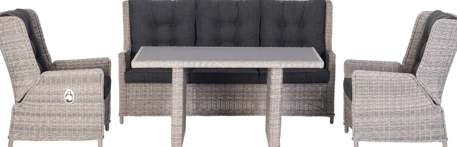 Intratuin 3-zits loungebank Sanur beige