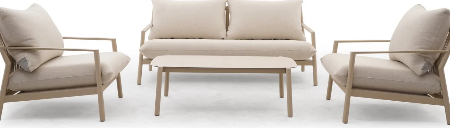 Intratuin 4-zits loungeset Bali beige