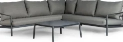 Intratuin 5-zits loungeset Bali antraciet