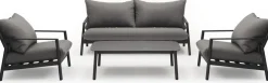 Intratuin 4-zits loungeset Bali grijs