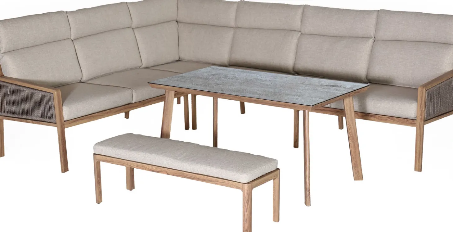 Intratuin 8-zits loungeset Beau naturel