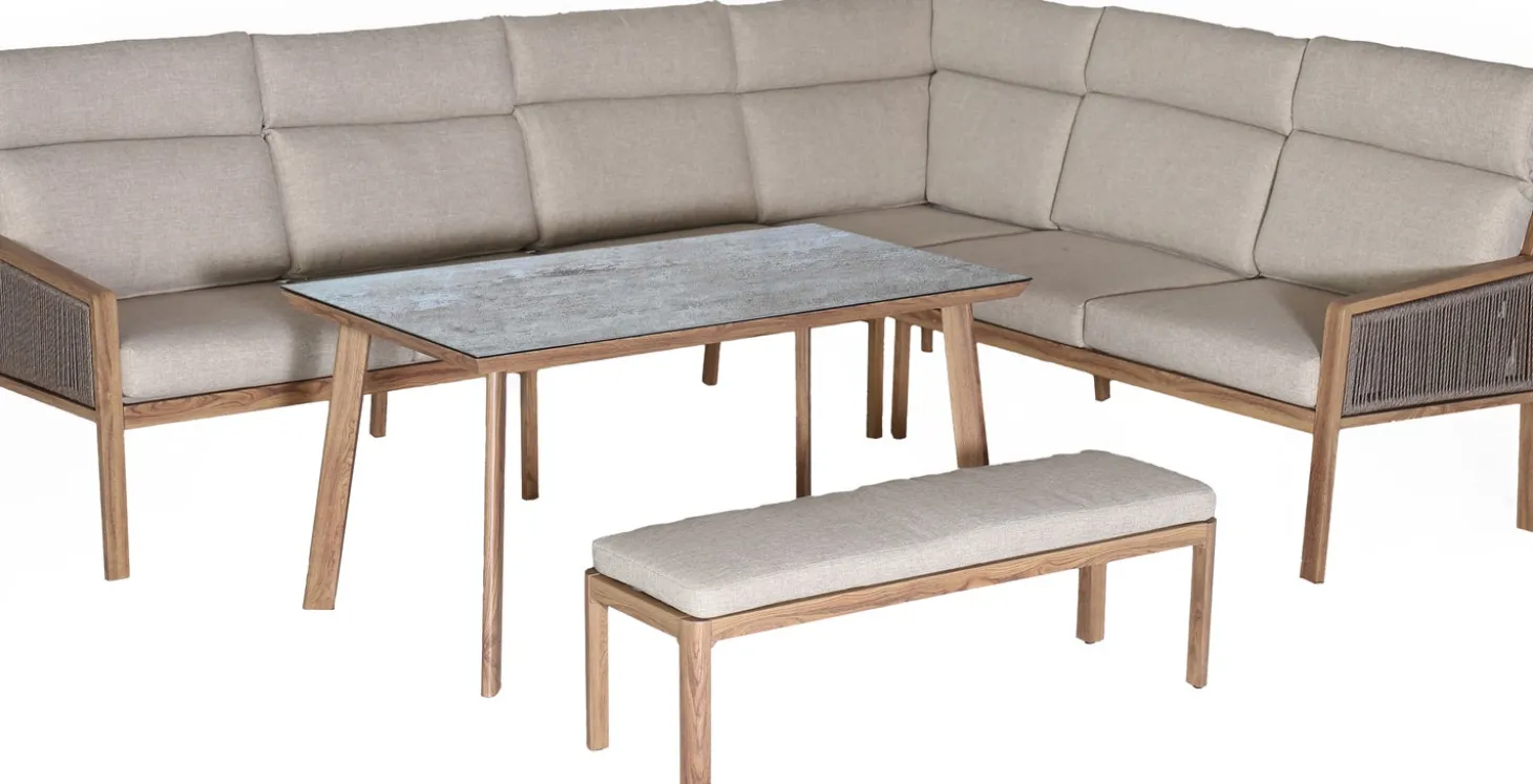 Intratuin 8-zits loungeset Beau naturel
