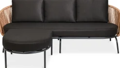Intratuin 3-zits loungeset Chiquito zwart