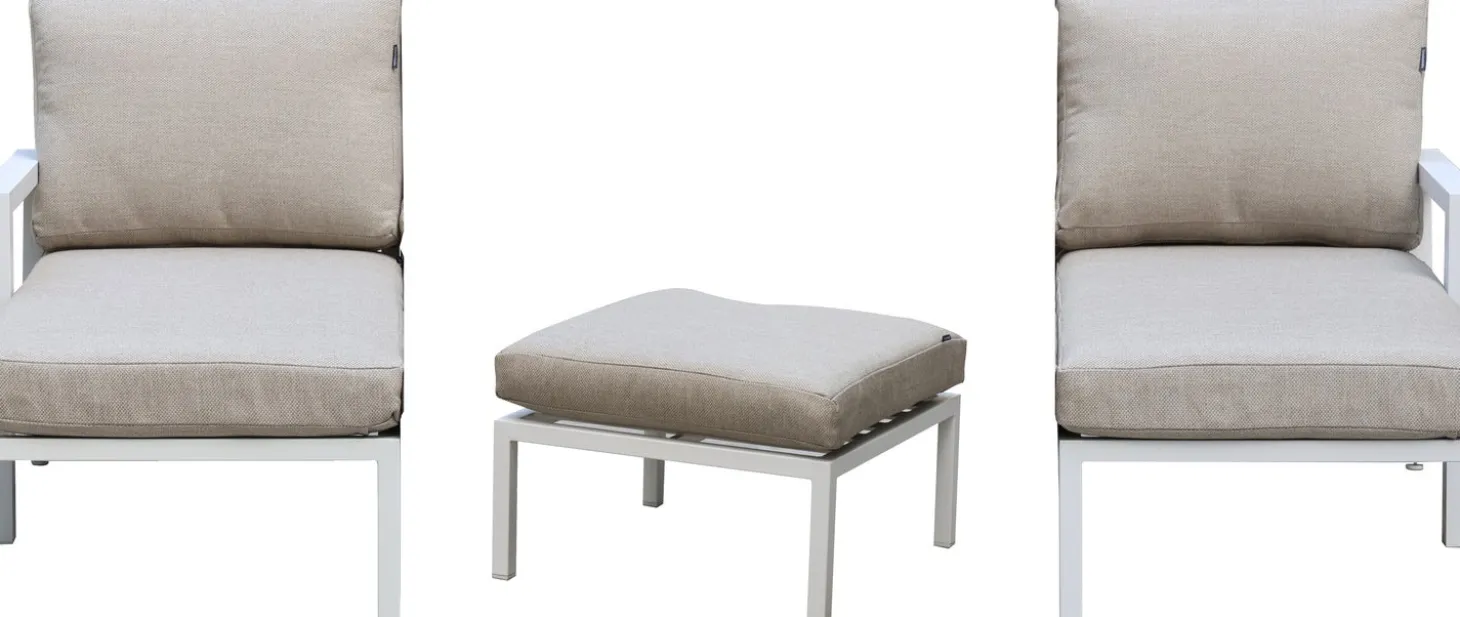 Intratuin 2-zits loungeset Milo wit