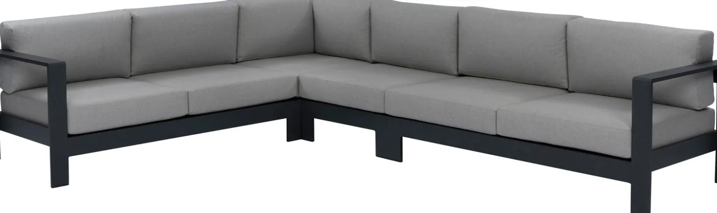 Intratuin 5-zits loungeset Nova antraciet