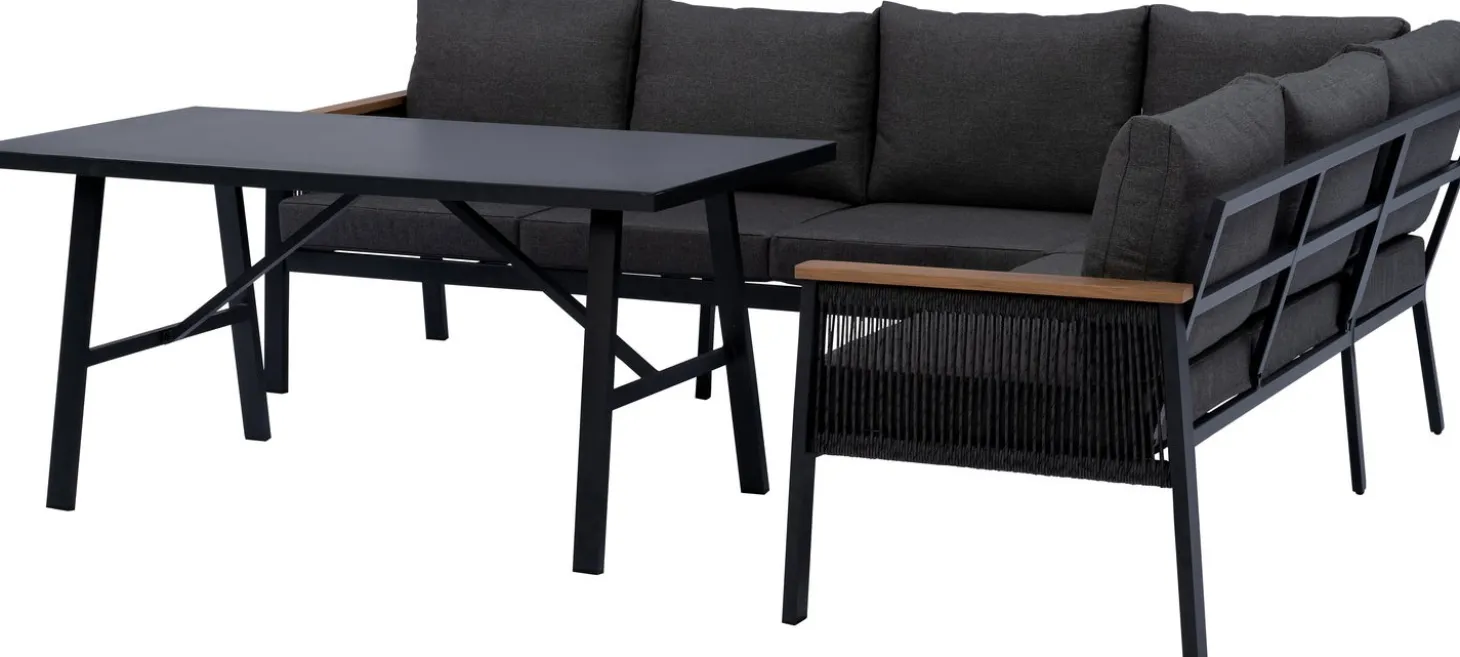 Intratuin 6-zits loungeset Sem zwart
