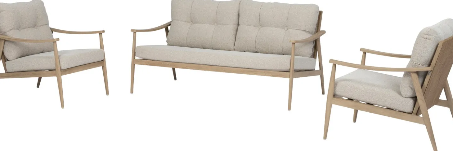 Intratuin 4-zits loungeset Tara naturel