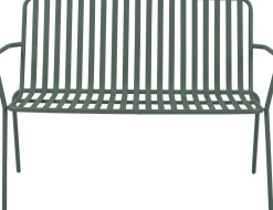 Intratuin 2-zits tuinbank Melle groen 62 x 114,5 x 81 cm