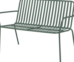 Intratuin 2-zits tuinbank Melle groen 62 x 114,5 x 81 cm