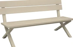 Intratuin 2-zits tuinbank Tessa beige 160 x 62 x 84 cm