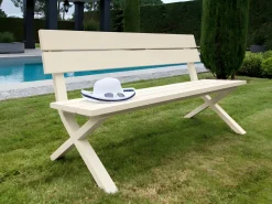 Intratuin 2-zits tuinbank Tessa beige 160 x 62 x 84 cm
