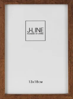 J-Line fotolijst Basic bruin 13 x 18 cm