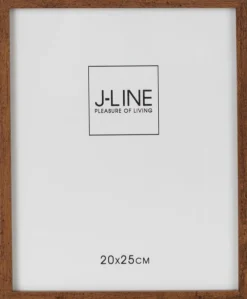 J-Line fotolijst Basic bruin 20 x 25 cm