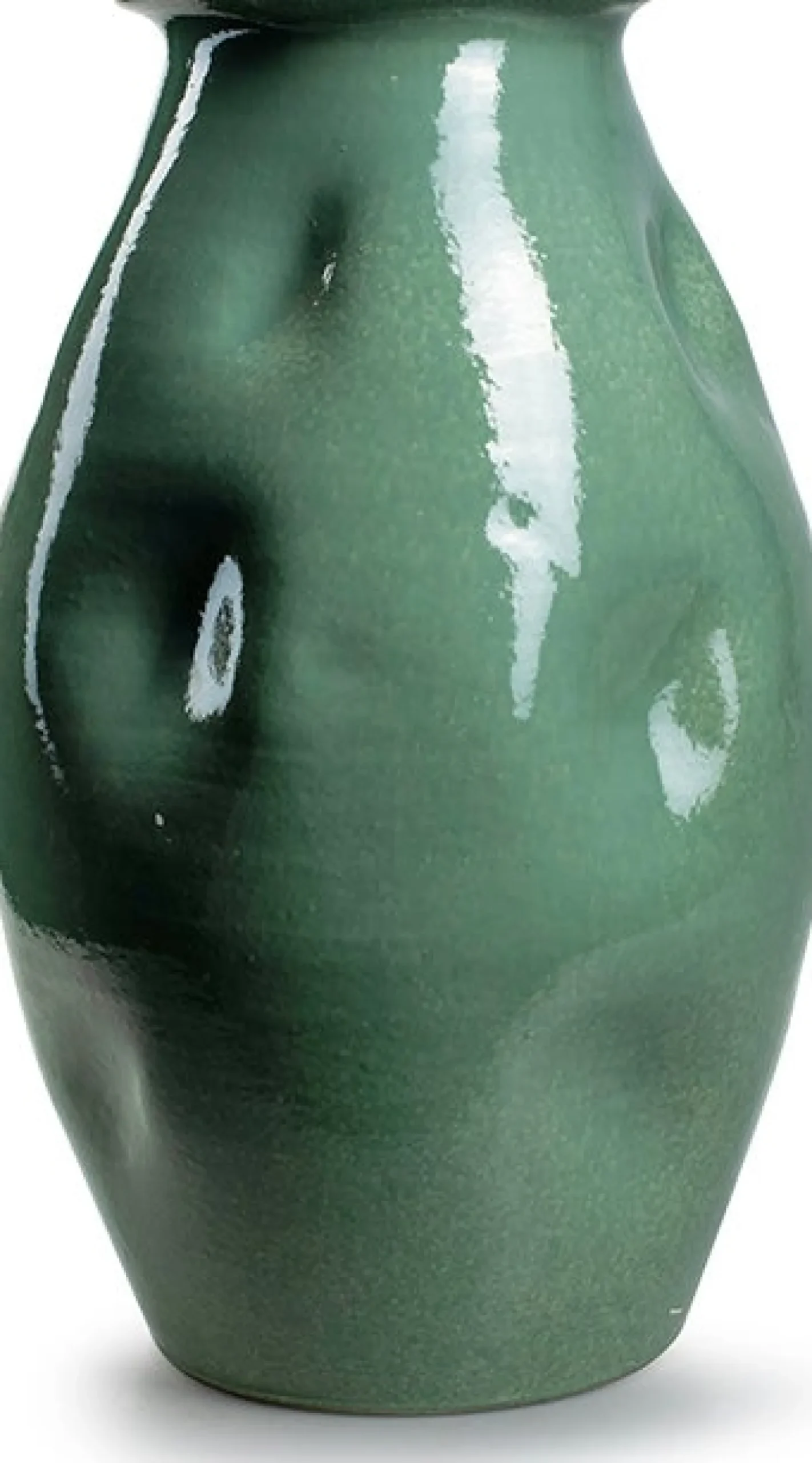 Jodeco vaas Dots groen D 25 H 45 cm