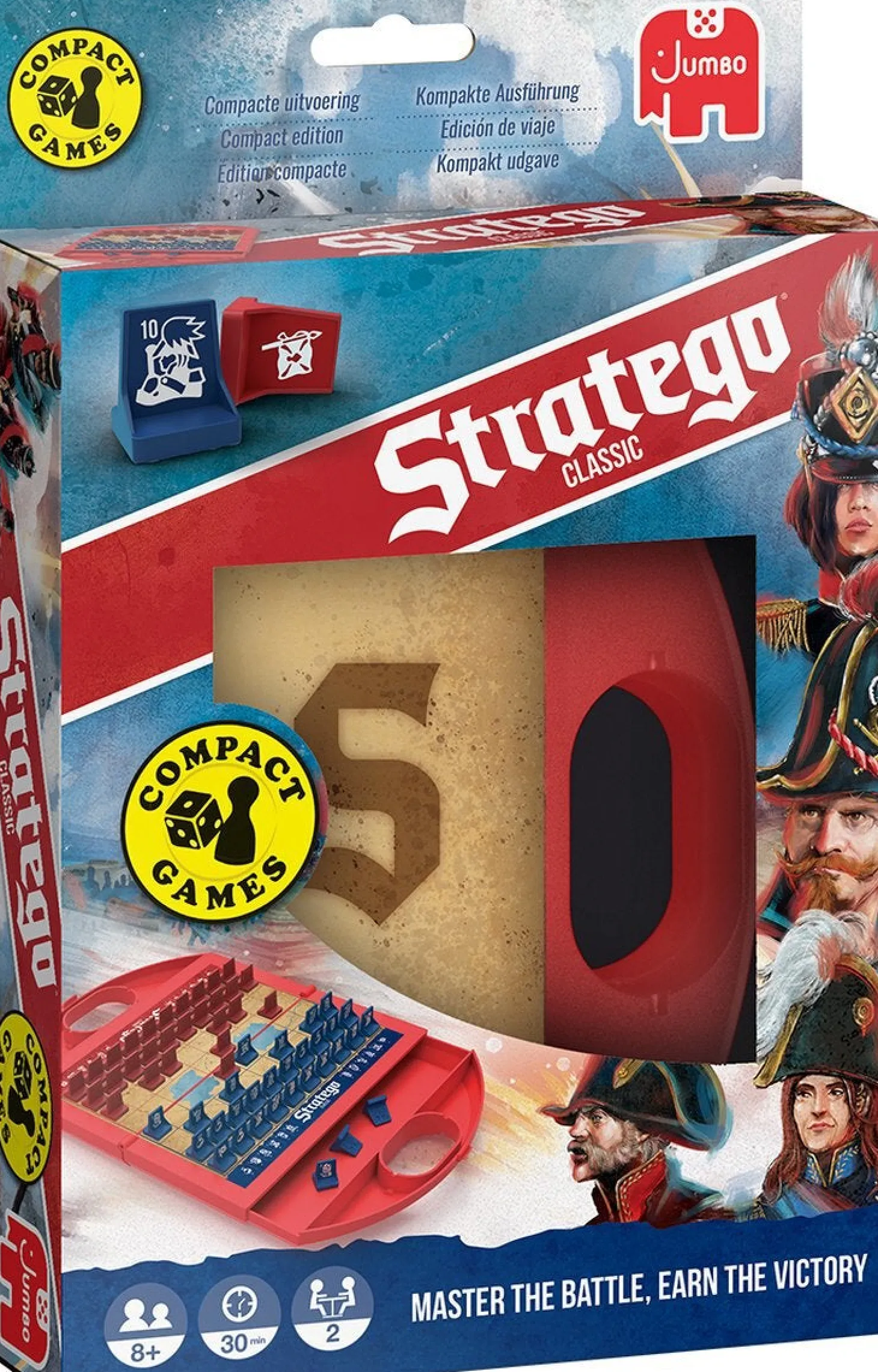 Jumbo bordspel Compact Games stratego 8+ jr