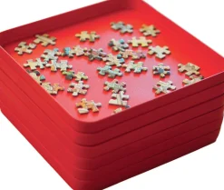 Jumbo puzzelsorteertrays 20 x 20 cm 6 stuks