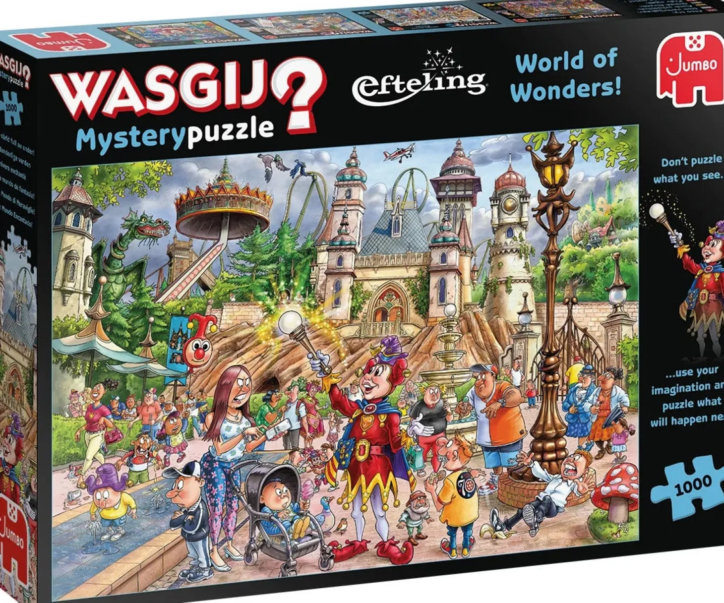 Jumbo puzzel Wasgij Efteling world of wonders 68 x 49 cm 1000 stukjes