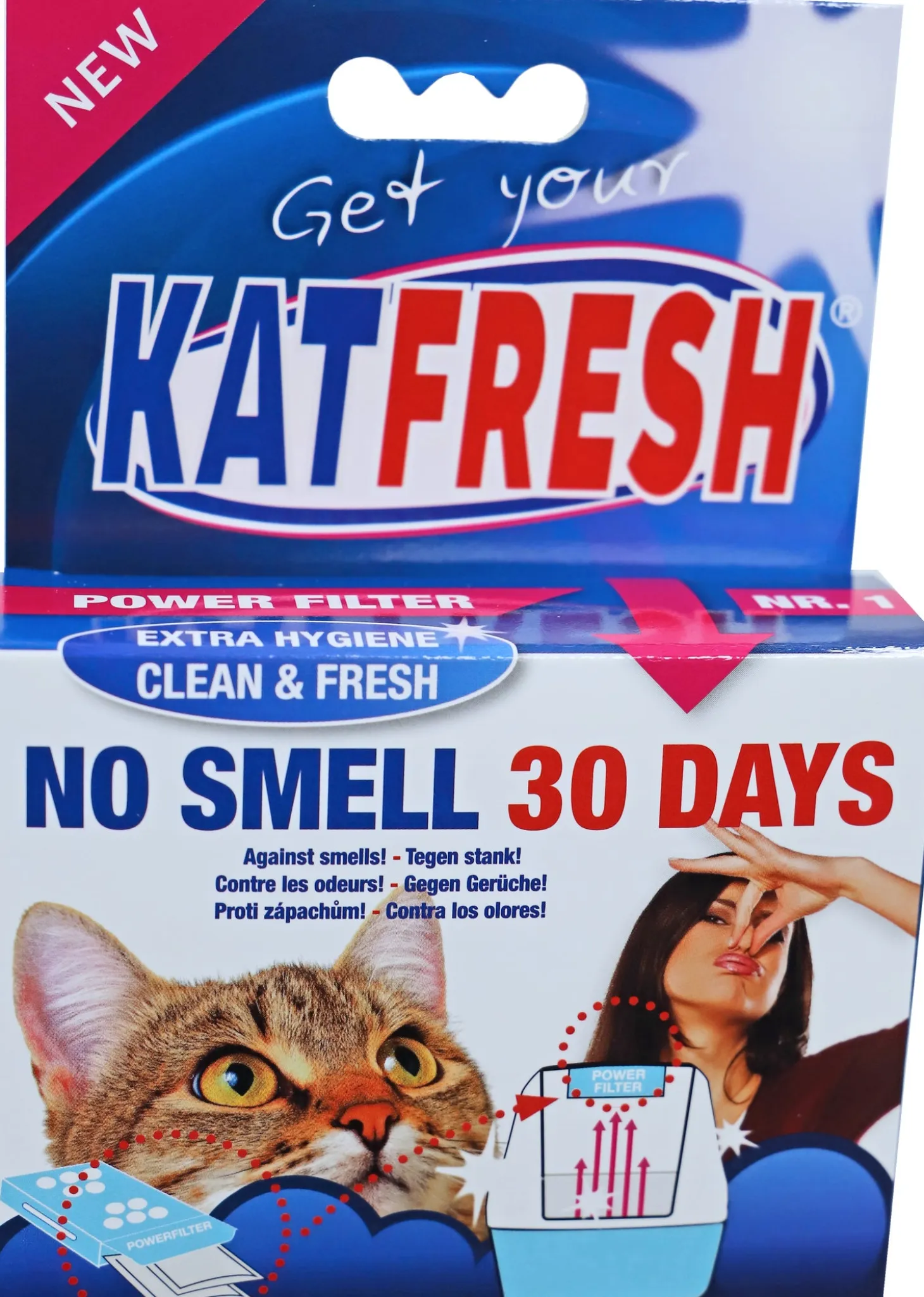 KatFresh kattenbakfilter 10,8 x 3,4 x 15,3 cm