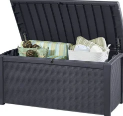 Keter Borneo opbergbox antraciet 129 x 70 x 62 cm