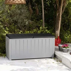 Keter Novel opbergbox grijs 125 x 55 x 61 cm
