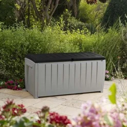 Keter Novel opbergbox grijs 125 x 55 x 61 cm