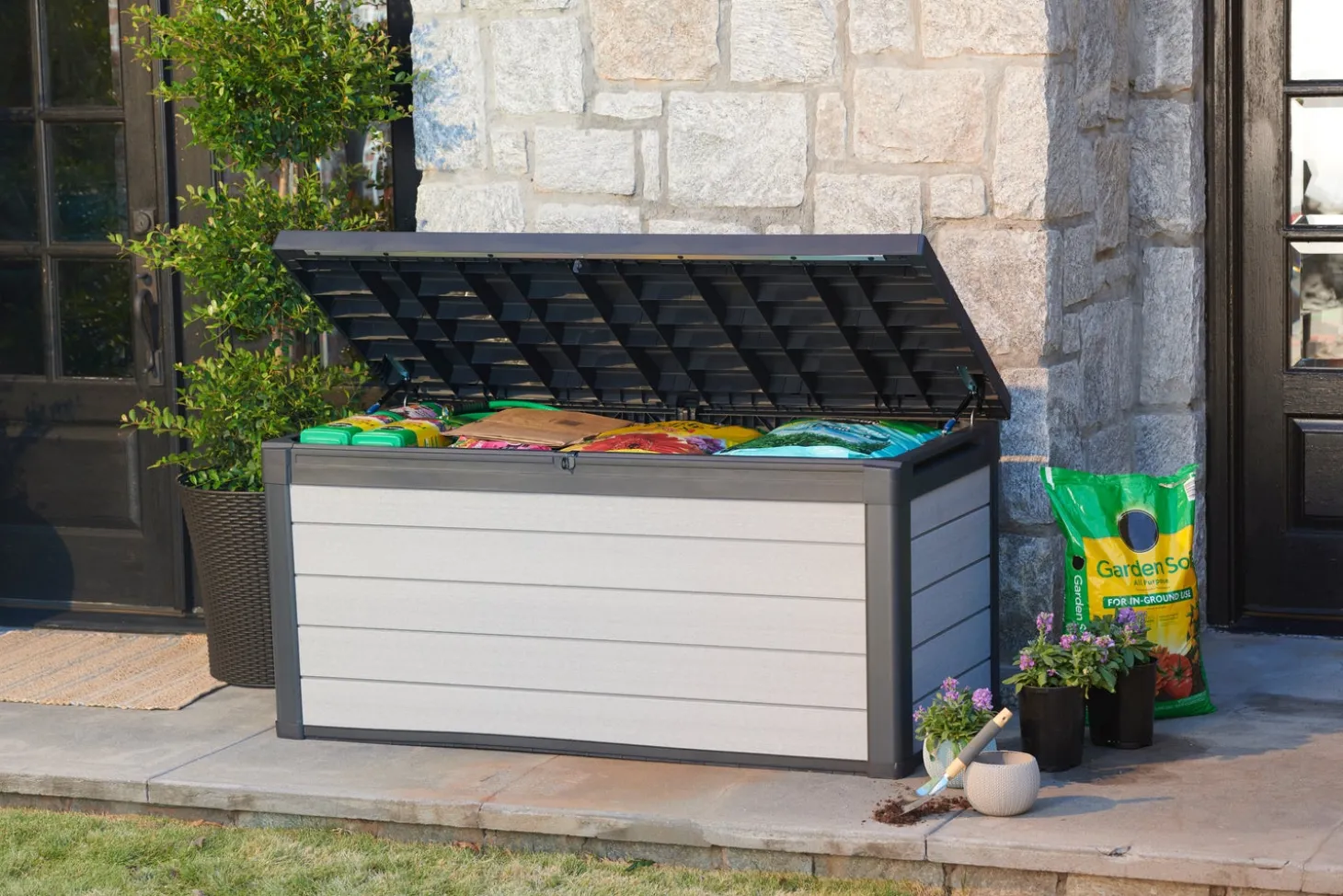 Keter opbergbox Denali grijs 152 x 73 x 70 cm