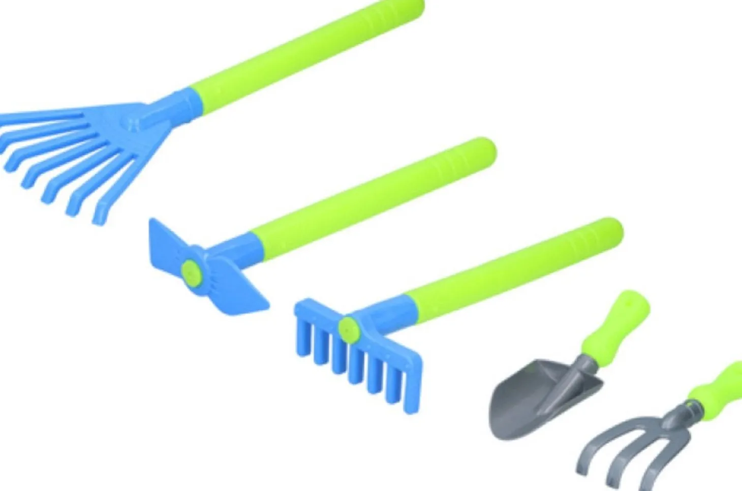 Kinzo speelgoed tuingereedschap set 5-delig