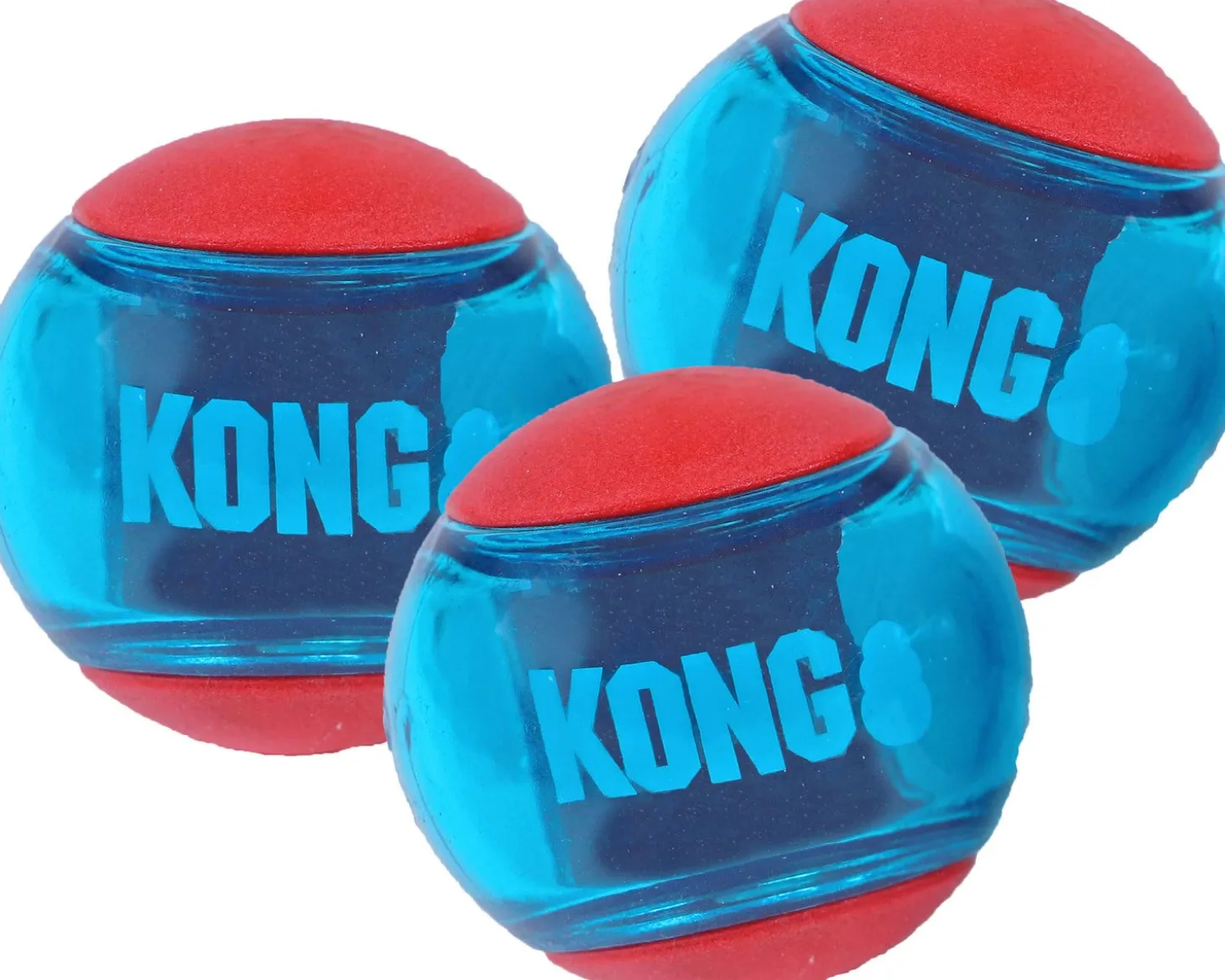 Kong bal Squeezz Action small D 5 cm 3 stuks