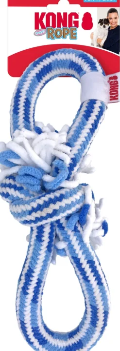 KONG hondenspeelgoed touw blauw/wit 30,5 cm