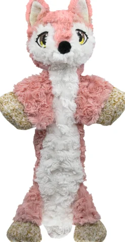 Kong knuffel Low Stuff vos roze 27 x 9 x 49 cm