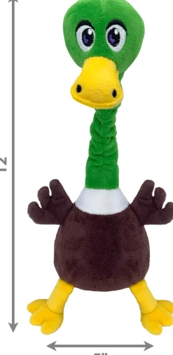 Kong knuffel Shakers eend 10,2 x 8,9 x 35,6 cm