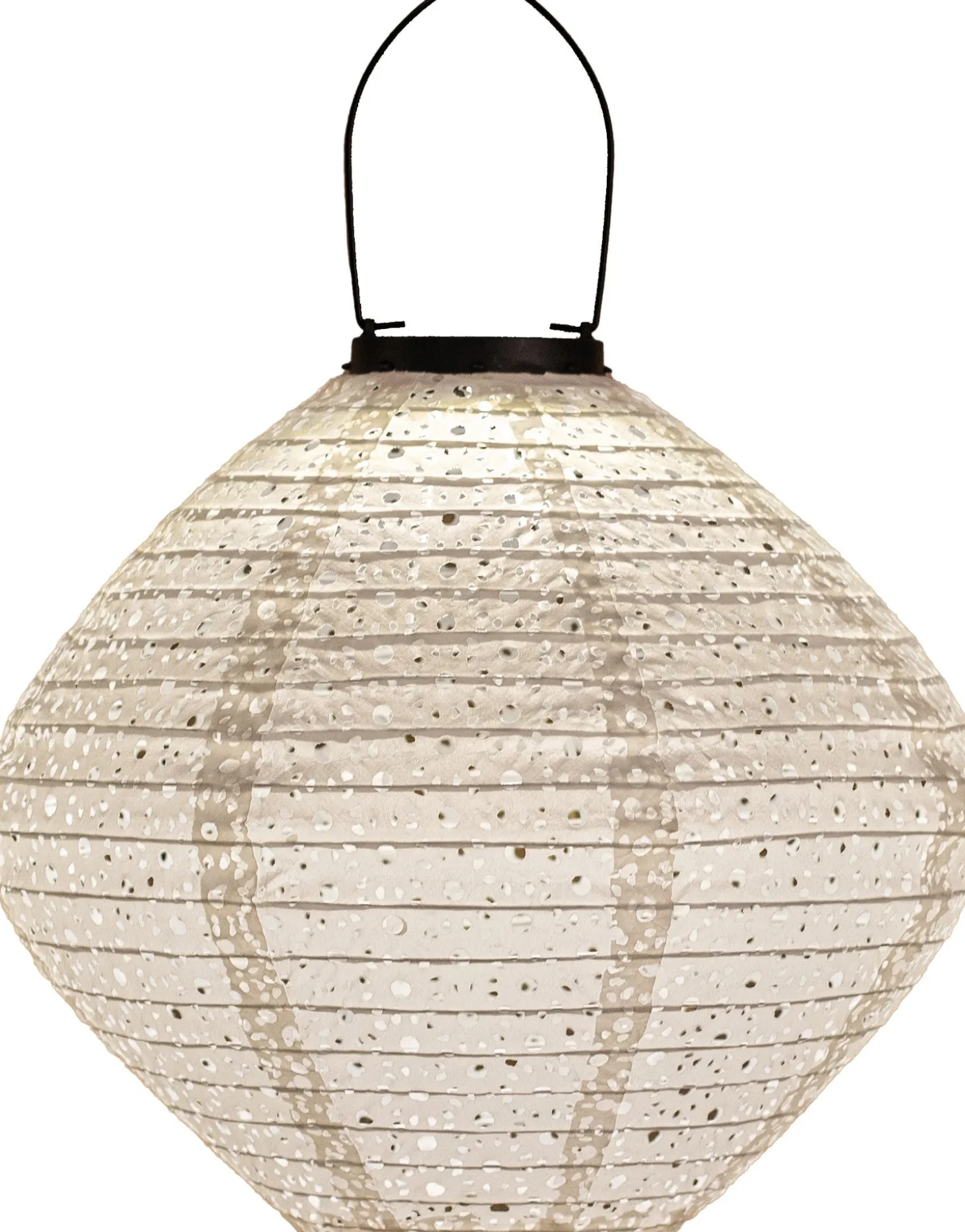 Lampion Marrakesh wit D 29 H 25 cm